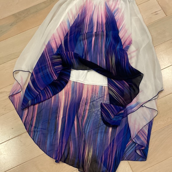 Les Tout Petits girls high low sleeveless smocked top long maxi dress - Picture 7 of 11